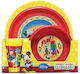 Διακάκης Σετ Φαγητού από Πλαστικό Mickey Mouse Clubhouse 3τμχ
