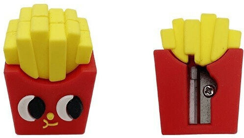 Metron Metron Kids Einfache Kunststoff-Bleistiftspitzer Pommes Frites Metron
