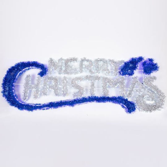 Eurolamp Merry Christmas 184*5*65.5cm 21m LED Tube Light Silver Blue Color Extension Cord 1.5m IP44