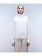 Women's Sweatshirt Hooded White