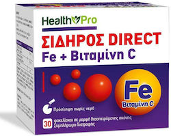 Health Pro Iron Direct Fe + Vitamin C 30 sachets Health Pro Iron Direct Fe + Vitamin C 30 sachets