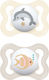 Mam Pacifiers Silicone Dolphin/Fish - Beige for...