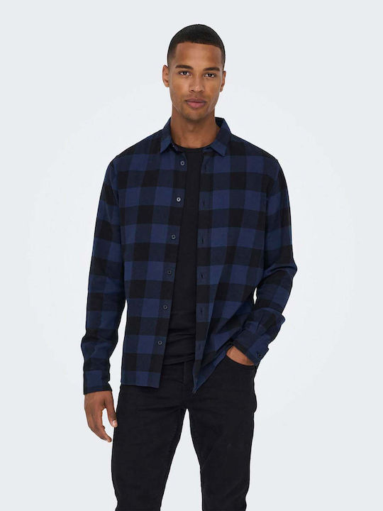 Only & Sons Men's Shirt Blue