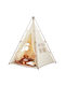 Vevor Kids Indian Teepee Play Tent Orange