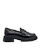 Exe Leather Moccasins Black