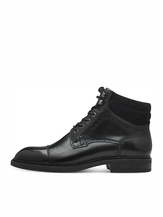 Leather Black Men's Boots Anatomical