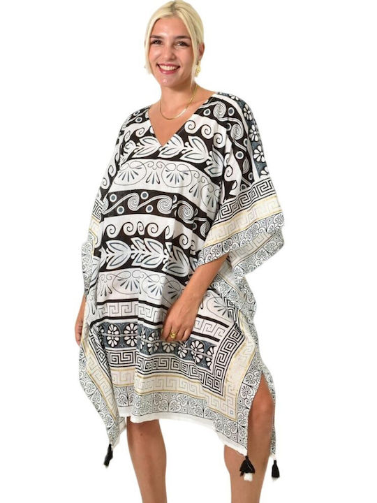 Potre Damen Kaftan Strand black