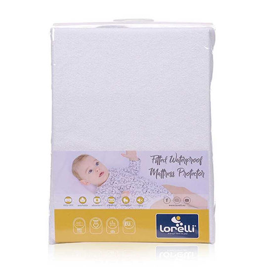 Lorelli Waterproof Baby Crib Mattress Protector With Elastic Straps 60x120cm