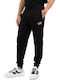 Sweatpants with Elastic Black