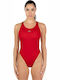 Sportliches Badeanzug Rot