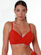 Bikini Dreieck D Becher Rot