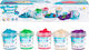 Genio Kids Set nisip kinetic Geniokids 5 culori 750 g