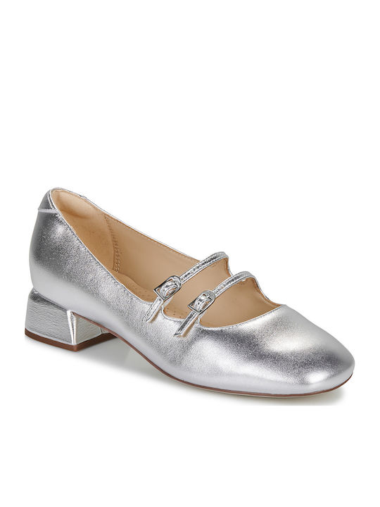 Clarks Shine Γόβες με Λουράκι Ασημί