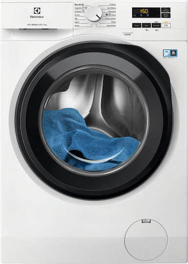 Electrolux Πλυντήριο Ρούχων 8kg με Τεχνολογία Ατμού 1400 Στροφών EW6F1482E