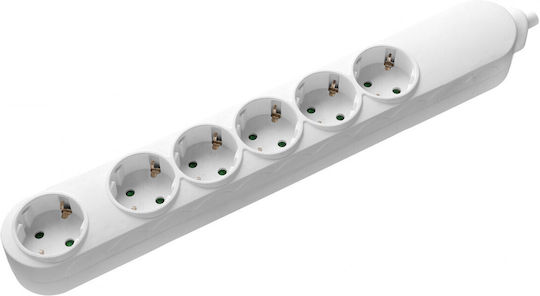 Prelungitor Samus cu 6 prize Schuko 5m 3680w 3x 1.5mm² 6ps5-3680
