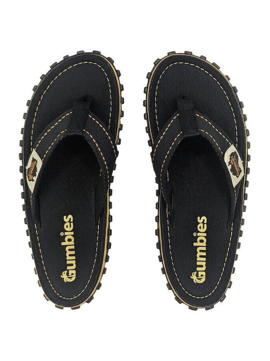 Gumbies Islander Herren Flip Flops Schwarz