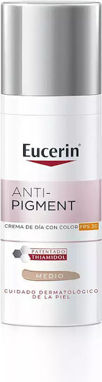 Eucerin Anti-Pigment Medium Cream Face Day Tinted and SPF30 50ml