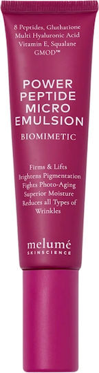 Melume Skinscience Power Peptide Micro Γαλάκτωμα Προσώπου για Ενυδάτωση & Αντιγήρανση με Πεπτίδια 30ml