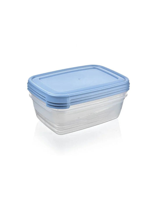 HS Aqua Cutie pentru Mâncare Plastic Albastru 20x14cm 3buc