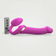 Strap On Me Trägerlos Strap On mit Dildo mit Vibration in Rosa Farbe
