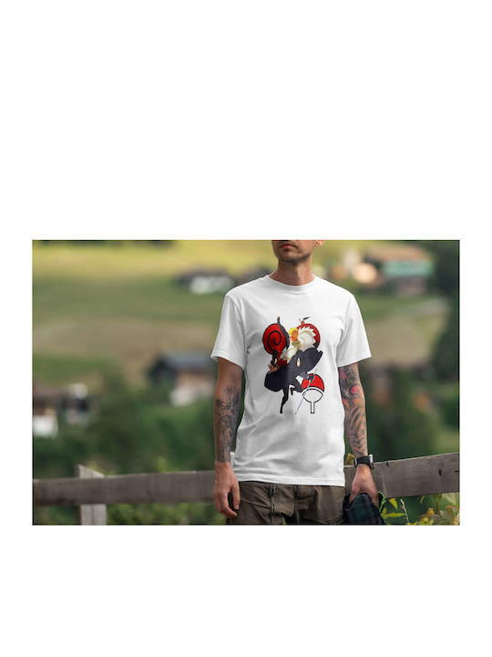 Characters T-shirt Naruto Weiß Baumwolle