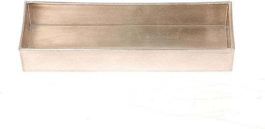 Atmosphera Wooden Rectangular Decorative Tray 42x10x5cm
