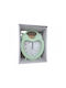 Tabletop Clock with Indicators Plastic with Alarm Clock Green 906175_g