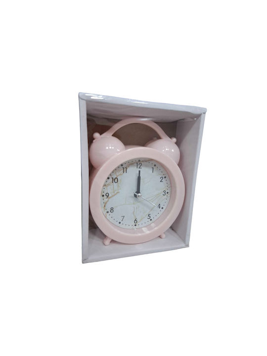 Tabletop Clock with Alarm Pink 906168