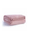 Nef-Nef Homeware Worth Blanket Fleece Super Double 220x240cm Pink