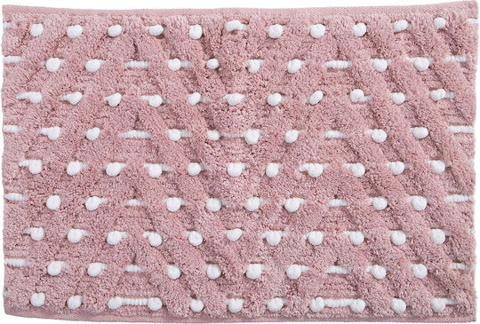 Nef-Nef Homeware Bath Mat Cheville Pink 50x80cm