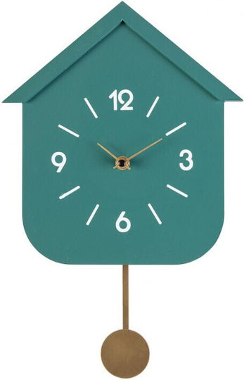 Bizzotto Home Ceas de Perete Cu pendul Albastru Petrol Bizzotto Home Ceas de Perete Cu pendul Albastru Petrol