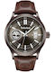 Timberland Trumbull Ανδρικό Ρολόι 45mm Μπαταρίας με Καφέ Δερμάτινο Λουράκι