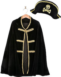 Den Goda Fen Pirate Cape & Hat 98-128 Cm F7585