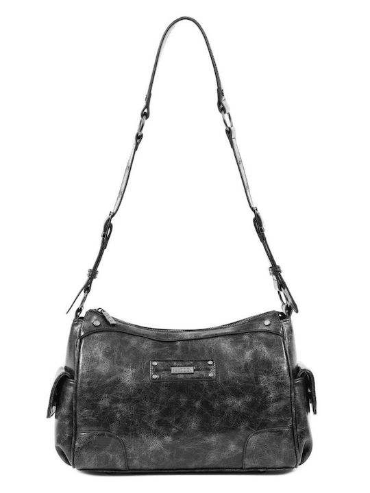 Doca Damen Tasche Schulter Schwarz