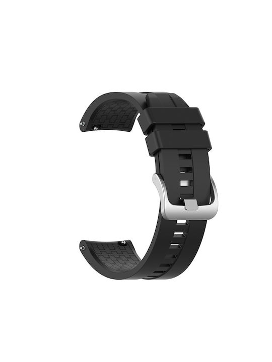 Hexagon Texture Silicone Strap for Xiaomi Watch S1 46mm Watch S1 Active 47mm 231 Black