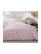 Nef-Nef Homeware Sheet Sets Queen 240x270cm. Plant Pink 4pcs