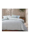 Nef-Nef Homeware Bettwäsche-Set Einzel Flanell 160x260cm. Sorial Mint 3Stück