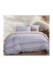 Nef-Nef Homeware Duvet Cover Set Cotton Queen with 2 Pillowcases 240x230 Avion Beige