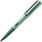 Lamy Al Star Writing Pen Green made of Aluminum with Green Ink