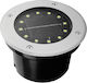 Elmark Ηλιακό Φωτιστικό Δαπέδου 5W 50lm Ψυχρό Λευκό 6000K με Φωτοκύτταρο IP65