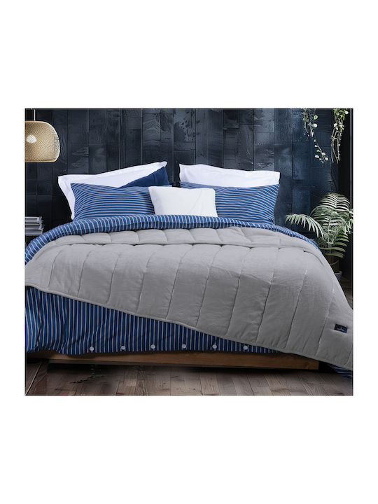 Nef-Nef Homeware Κουβερτοπάπλωμα Υπέρδιπλο 220x240εκ. Nau Coast Γκρι 250 GSM