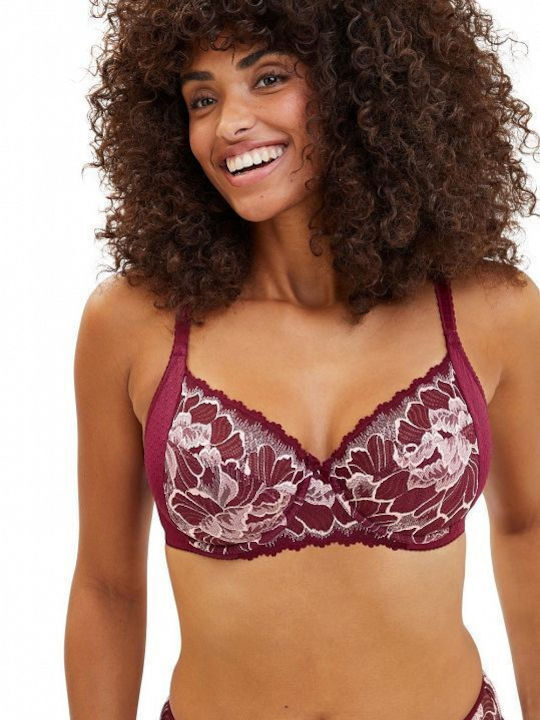 Sans Complexe Maroon Сутиен с Банели