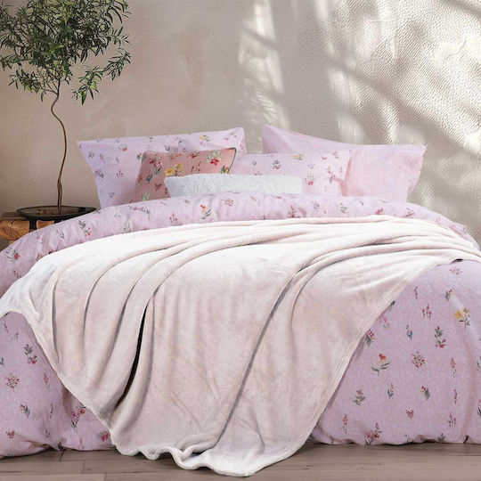 Nef-Nef Homeware Cosy Decke Fleece Einzeln 160x220cm Ecru