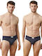 Ανδρικά Σλιπ Μπλε 2Pack