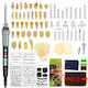 Professional Pyrography Soldering Set 110 Pieces Lcd Digital Display Adjustable Temperature