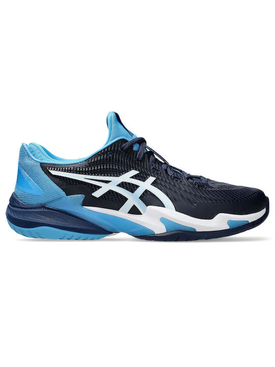 ASICS 3 Novak Ανδρικά Παπούτσια Τένις για Όλα τα Γήπεδα Μπλε