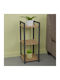 Bookcase Harvey Black-natural 33x28x70cm