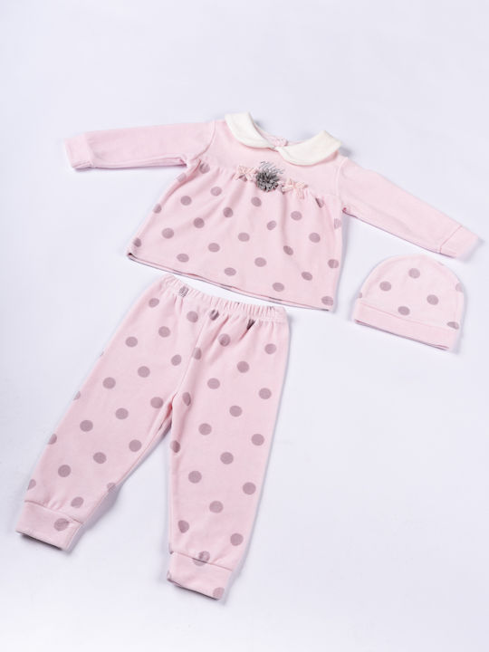 Evita Set Winter 3pcs Pink