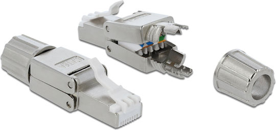DeLock Βύσμα RJ-45 Ασημί (86477)