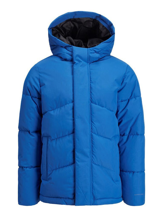 Jack & Jones Παιδικό Καπιτονέ Μπουφάν με Κουκού...